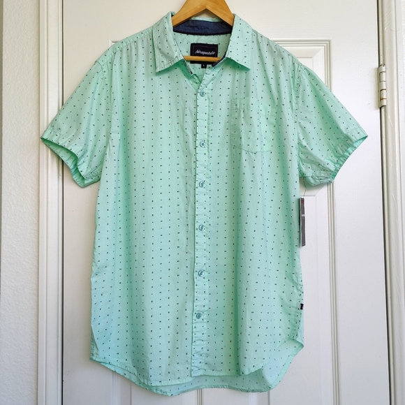 Button Down Shirt - Mint Windowpane main image 0